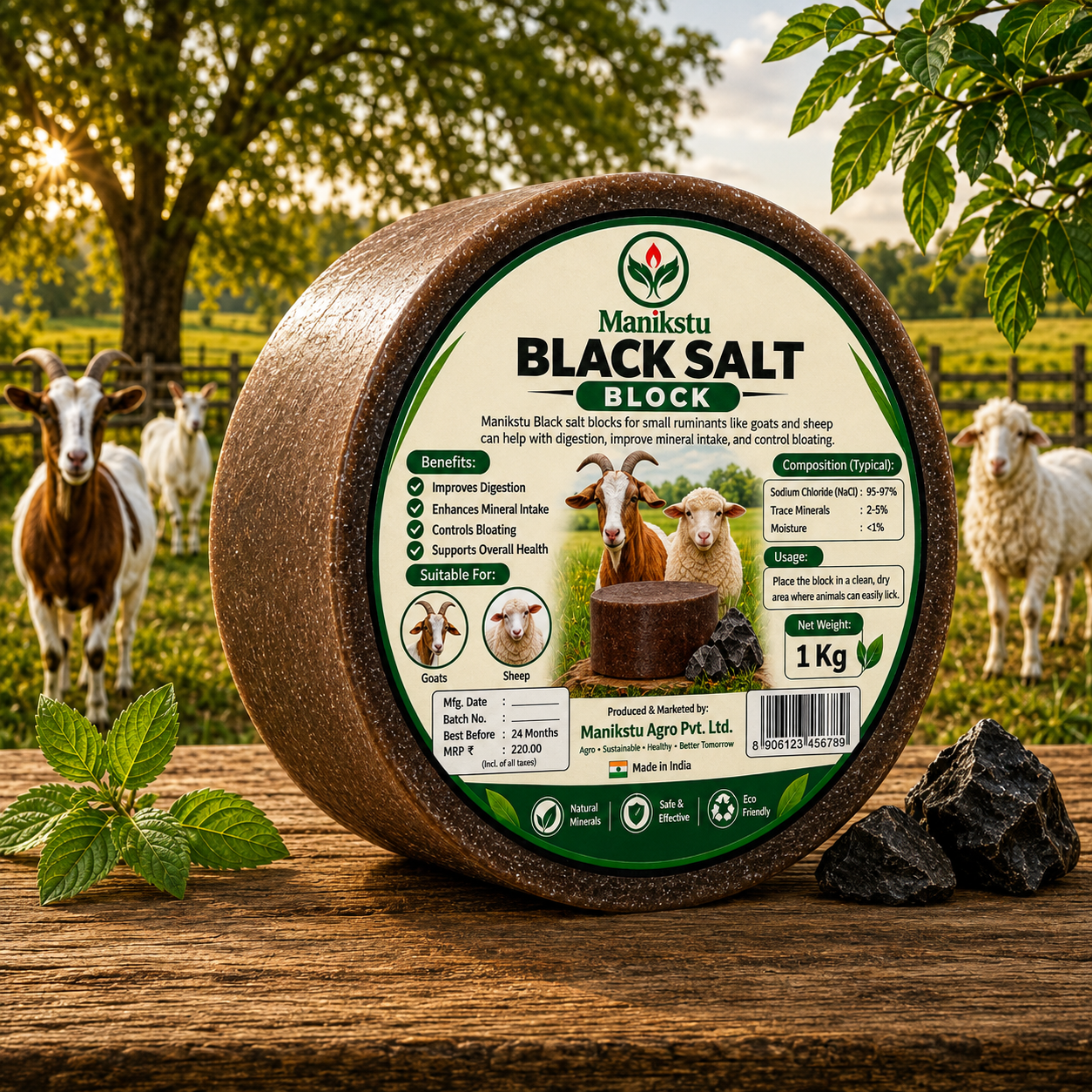Black Salt Block
